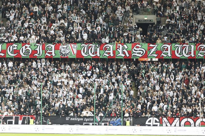 Legia Warszawa - Lech Poznań: Zdjęcia kibiców z klasyku i 13. kolejki PKO BP Ekstraklasy