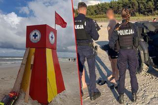 Prąd wsteczny i czerwone flagi nie odstraszyły sześciu osób. „Cud” zapobiegł wielkiej tragedii nad Bałtykiem