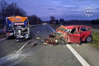 Wypadek na DK81 w powiecie cieszyńskim