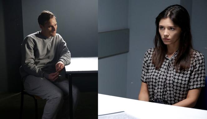 M jak miłość. Olek (Maurycy Popiel), Iza (Adriana Kalska)