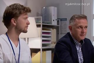M jak miłość odc. 1689. Artur Rogowski (Robert Moskwa), Łukasz (Jakub Józefowicz)
