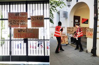 Bunt studentów na Uniwersytecie Warszawskim. Śpią w namiotach, okupują siedzibę samorządu