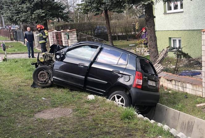 Wypadek na ulicy Wileńskiej w Sosnowcu