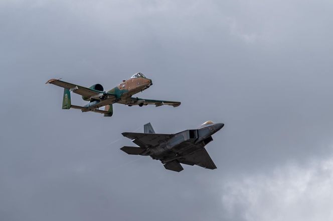 F-22 Raptor i A-10 Warthog