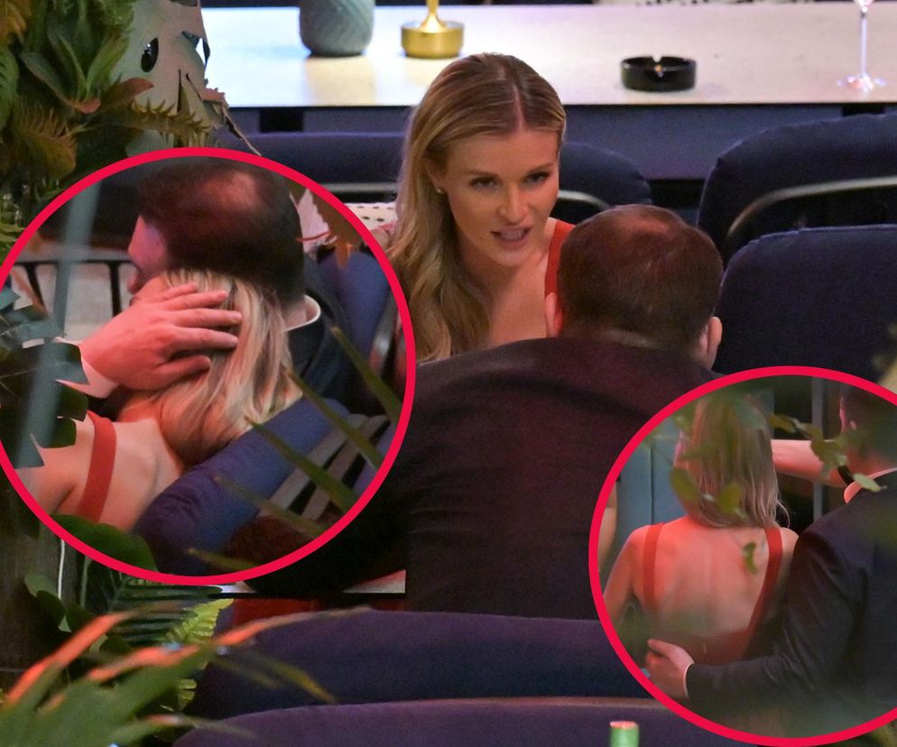 Joanna Krupa w objęciach Dominika Tarczyńskiego.