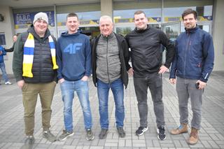 Kibice Industrii Kielce przed meczem z SC Magdeburg