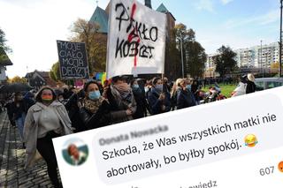 SZOKUJĄCY wpis nauczycielki z Leszna o protestujących: Szkoda, że was wszystkich matki nie abortowały