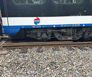 Paraliż komunikacyjny! Pociąg WKD wykoleił się w Grodzisku Mazowieckim