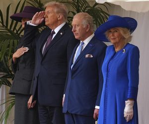 Donald Trump w Wielkiej Brytanii, spotkanie z królem Karolem III