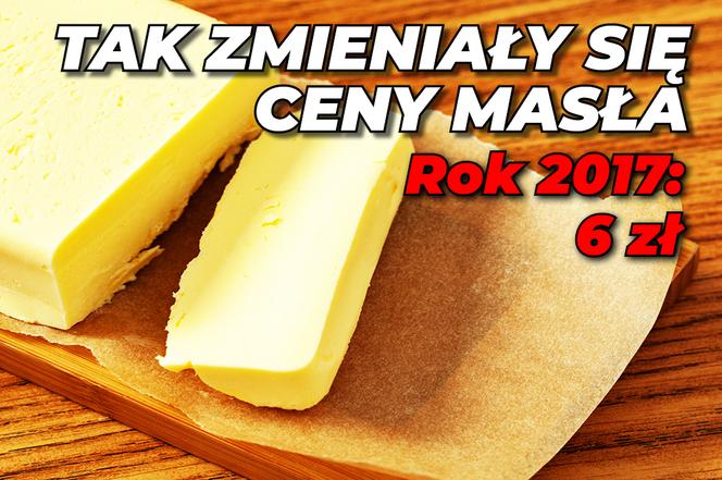 Cena masła