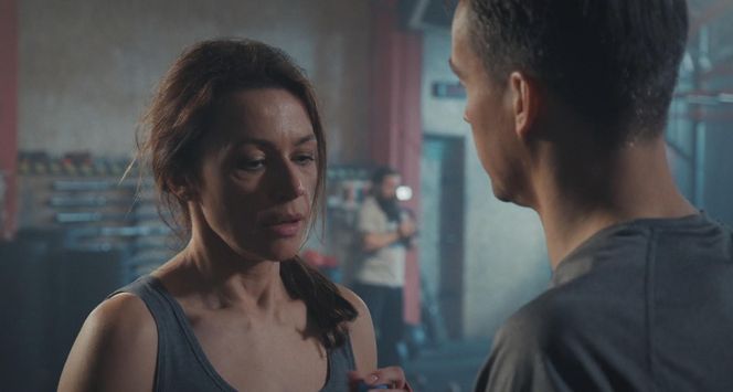 	M jak miłość odc. 1856. Jakub Karski (Krzysztof Kwiatkowski), Martyna (Magdalena Turczeniewicz)