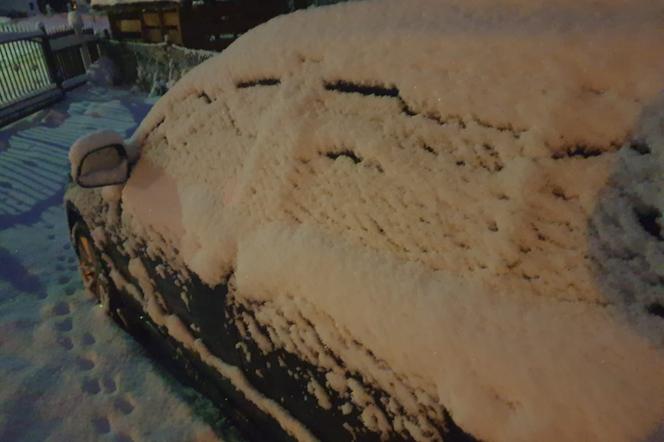 Intensywne opady śniegu w Olsztynie