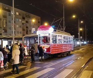 Mikołajkowy tramwaj w Szczecinie