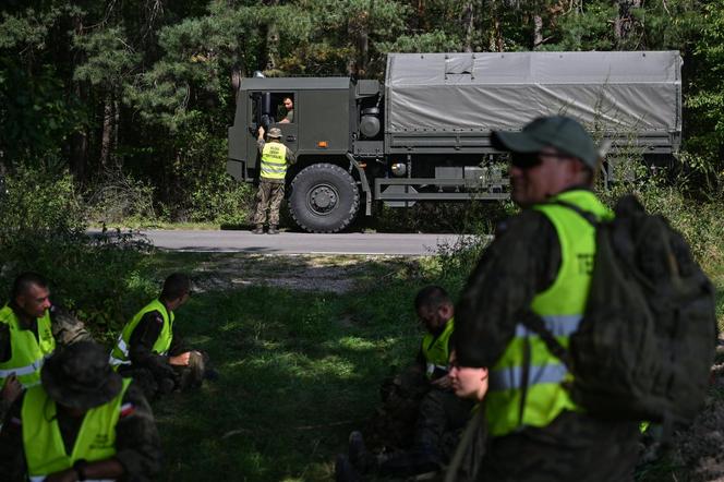 Poszukiwania obiektu powietrznego w pow. zamojskim - dzień trzeci