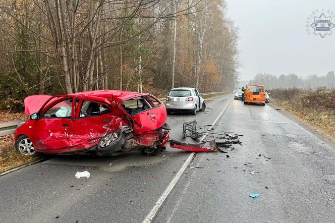 Poważny wypadek na Śląsku. Ucierpiała 28-latka