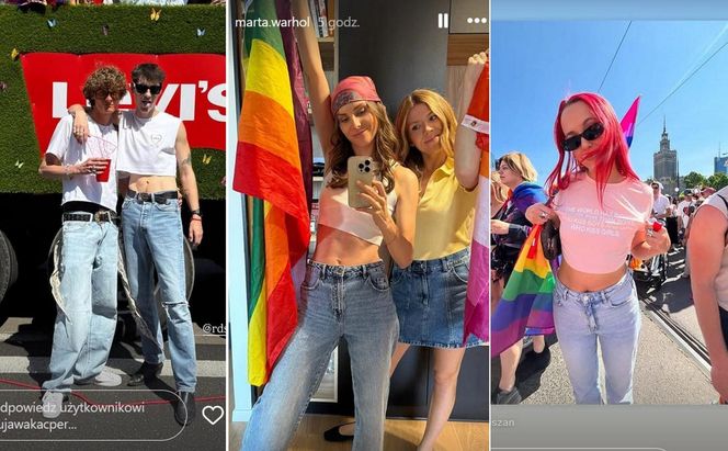 Gwiazdy na Paradzie Równości.