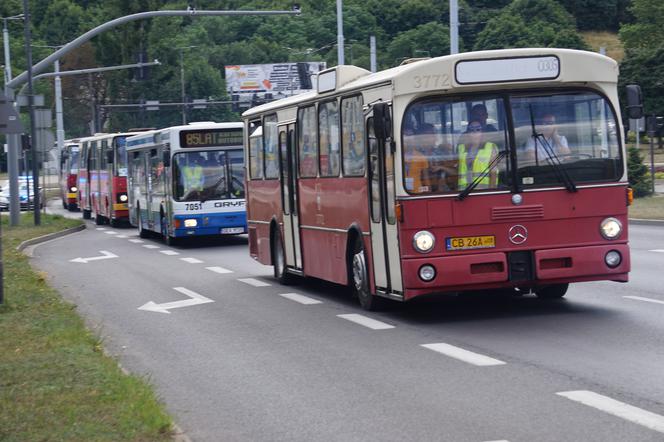 Zlot zabytkowych autobusów 2021 w Bydgoszczy