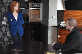 M jak miłość odc. 875. Andrzej Budzyński (Krystian Wieczorek), Agnieszka Olszewska (Magdalena Walach)