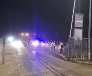 Strażacy walczyli z ogniem na składowisku odpadów w Bełżycach
