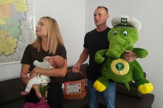 Funkcjonariusze ITD pomogli Wandzie przyjść na świat. Chcieliśmy wzywać karetkę, ale po reakcji mamy zrozumieliśmy, że nie ma czasu 