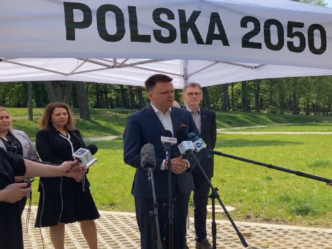 Gorzów: Hołownia za euro, mówił też o odnawialnych źródłach energii