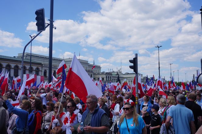 "Wielki Marsz Patriotów" Rafała Trzaskowskiego w Warszawie 25.05.2025