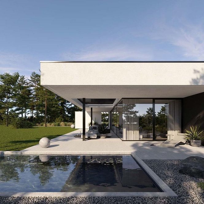 Homeconcept 112 to ekstrawagancka rozłożysta willa dla miłośników współczesnego designu