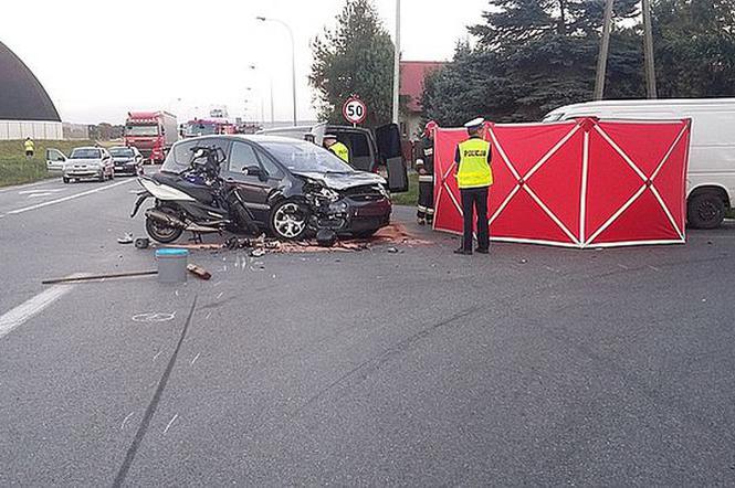 Motorowerzysta nie żyje