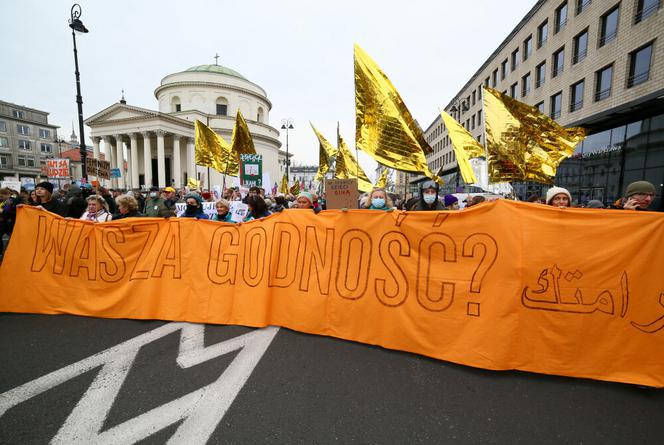 Marsz solidarności z uchodźcami 