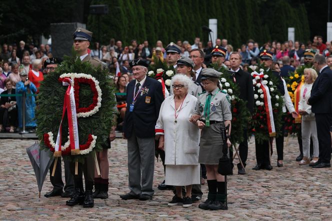 Uroczystość pod pomnikiem Polegli Niepokonani (1.08.2025)