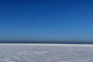 Plaża w Świnoujściu w zimowej odsłonie