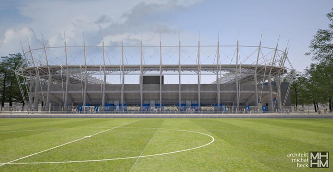 Wizualizacja stadionu piłkarskiego w Gorzowie