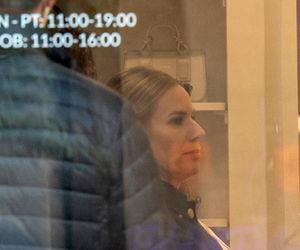 Pierwsza dama w eleganckim butiku