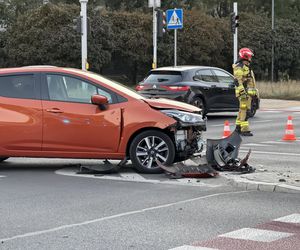 Dachowanie radiowozu. Bielany