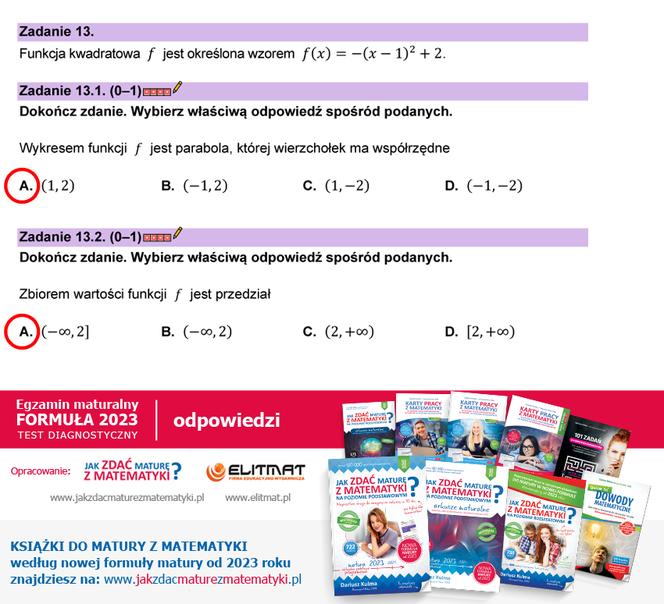 Matura próbna: matematyka 2023. Arkusze CKE + sugerowane odpowiedzi [29 września 2022]