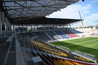 Trwa budowa Stadionu Miejskiego im. Floriana Krygiera w Szczecinie 