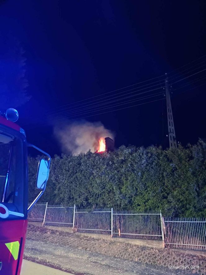 Pożar plebanii w Jaworniku Polskim