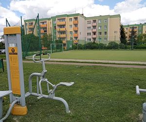 Pół boiska w Kielcach