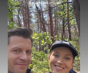 M jak miłość na planie. Adam Karski (Patryk Szwichtenberg), Natalka (Dominika Suchecka)