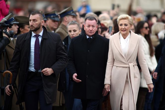 Jesienne stylizacje pierwszych dam