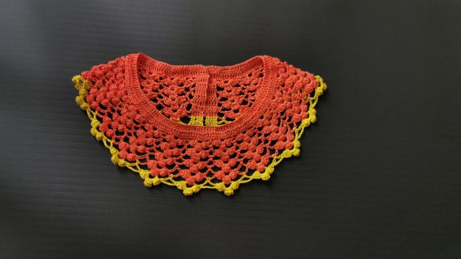 Kołnierzyki na szydełku, piękne wzory