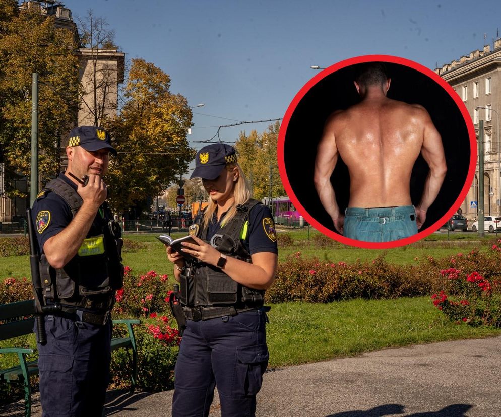 Mundurowym mówił, że rozbierał się, bo było mu gorąco. Krakowianki miały jednak inne zdanie