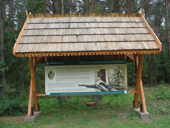 Szlak Powstania Styczniowego w Puszczy Knyszyńskiej - Supraśl