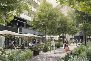 Okolice ul. Sienkiewicza po modernizacji - wizualizacje