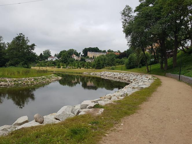 Inwestycja na brzegu rzeki Łyny w Lidzbarku Warmińskim zakończona