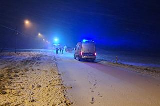 Tragiczne potrącenie pod Włocławkiem! Pieszy zginął na miejscu [ZDJĘCIA]