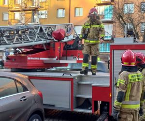 Zgłoszenie o pożarze na Dąbrowskiego w Lesznie. Pożaru nie było