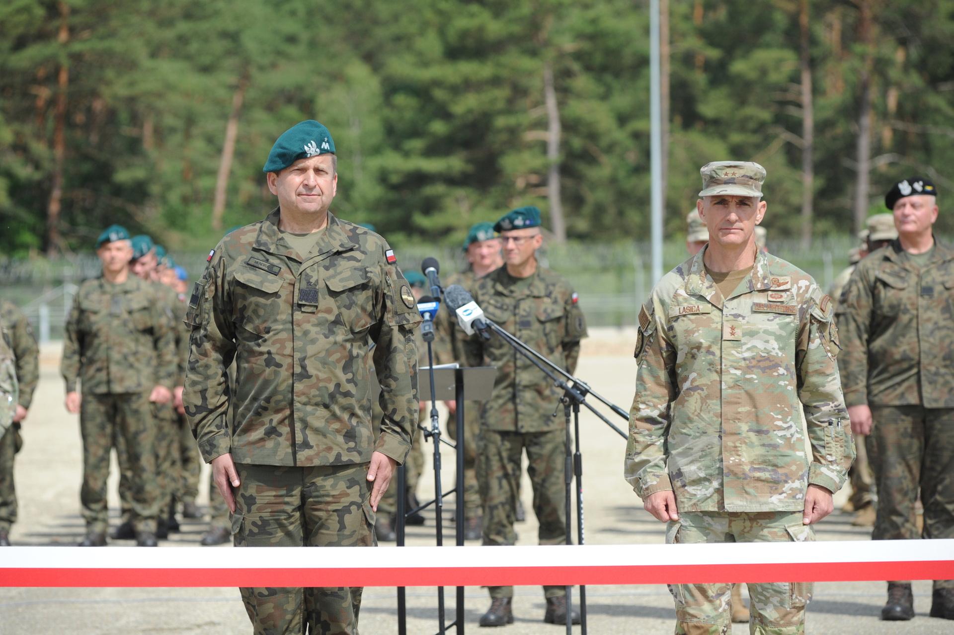 Miejsce stacjonowania wojsk na poligonie drawskim gotowe. To polsko - amerykańska inwestycja
