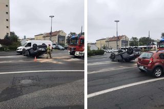 Przejazd ulicą 3 Maja był chwilowo zablokowany, jednak obecnie nie ma już utrudnień w ruchu