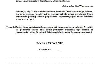 Matura 2018. Historia sztuki rozszerzona. ARKUSZE